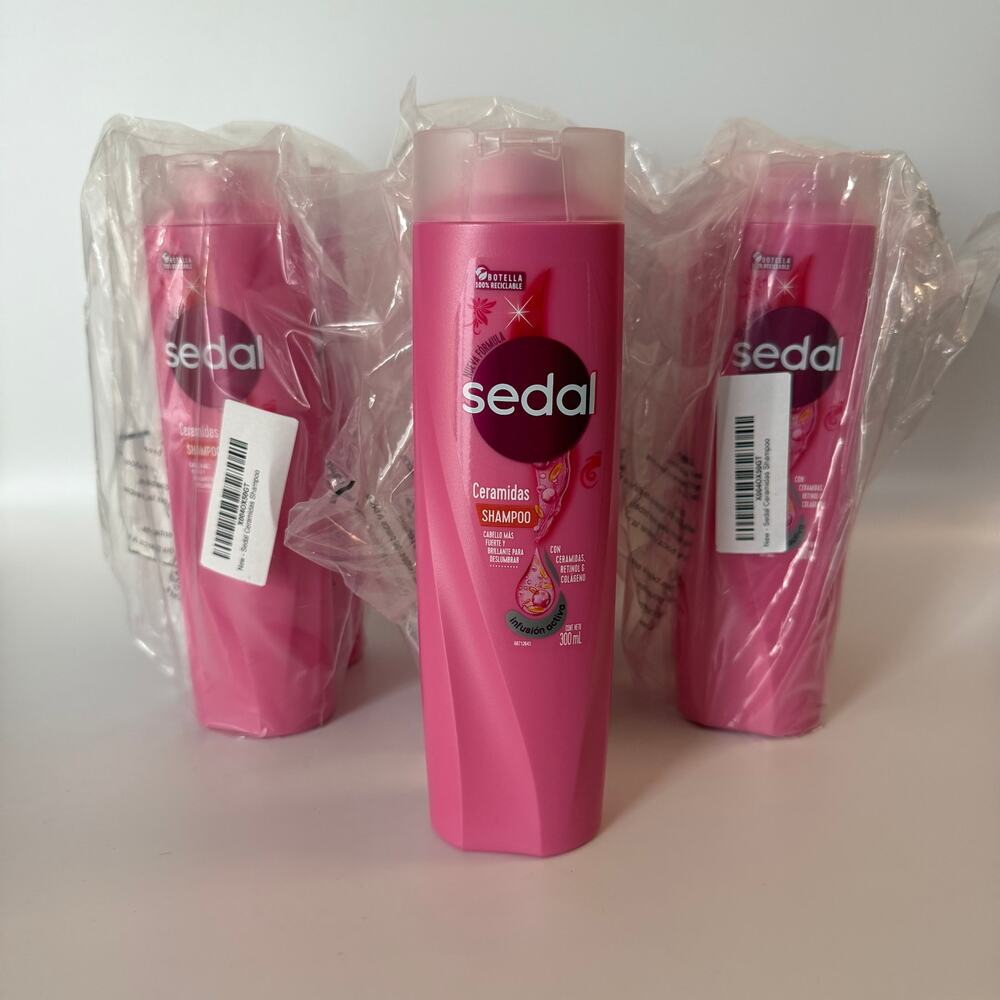 Sedal Shampoo Ceramides 10.14 Fl Oz (300ml) Set Of 7 New